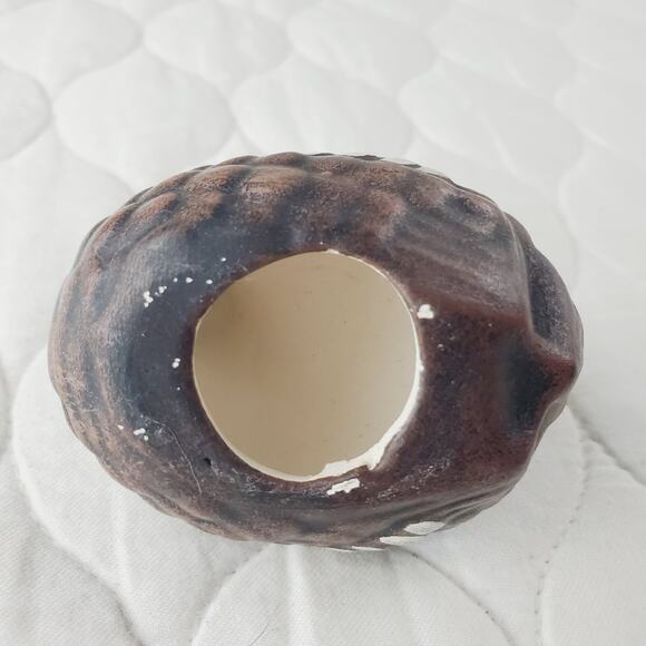 Vintage Handmade & Painted Small Ceramic Pheasant Figurine Bird Brown Decor - Picture 7 of 7